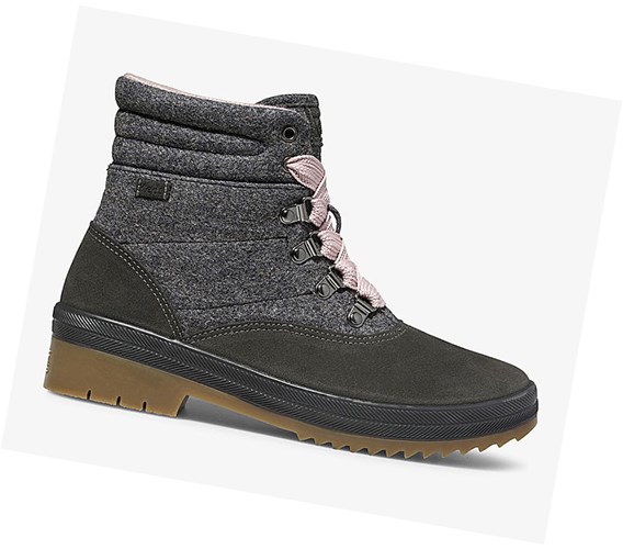 Botas Altas Keds Camp Agua Mujer Grises Oscuro | ZLM269538