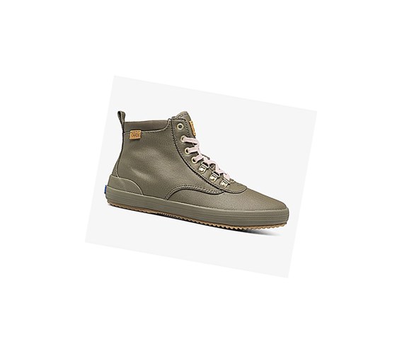 Botas con Cordones Keds Scout Boot II Agua Mujer Verde Oliva | DIC259301