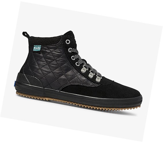 Botas con Cordones Keds Scout Boot II Agua Mujer Negros | ZXN785014