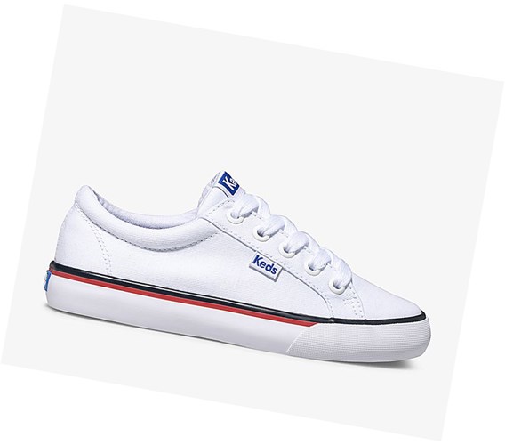 Tenis Keds Big Kid Jump Kick Lona Niños Blancos | MOJ715836