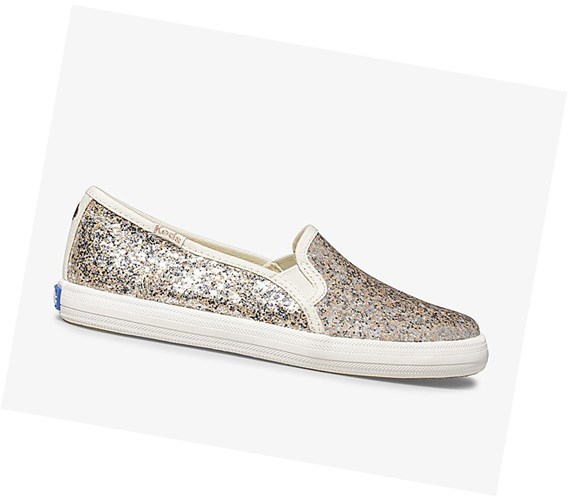 Tenis Keds Big Kid x kate spade new york Double Decker Metallic Glitter Niños Multicolor | GKX714356