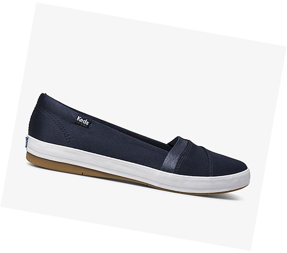 Tenis Slip On Keds Carmel Mujer Azul Marino | AWC168590