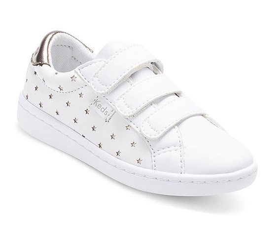 Zapatos Casuales Keds Big Kid Ace 3V Niños Blancos | PNL670528