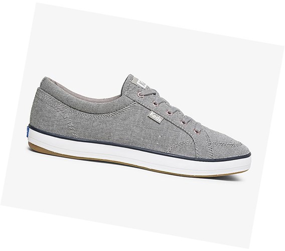 Zapatos con Cordones Keds Center Speckled Knit Mujer Grises | PGV290846