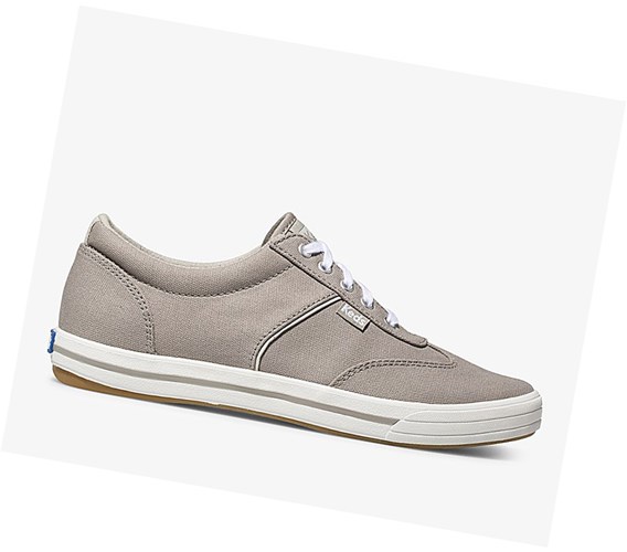 Zapatos con Cordones Keds Courty Comodidad Mujer Grises | LMP693420