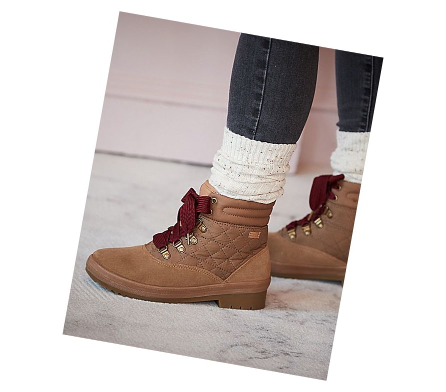 Botas Altas Keds Camp Boot Agua Mujer Marrom | SEH567204