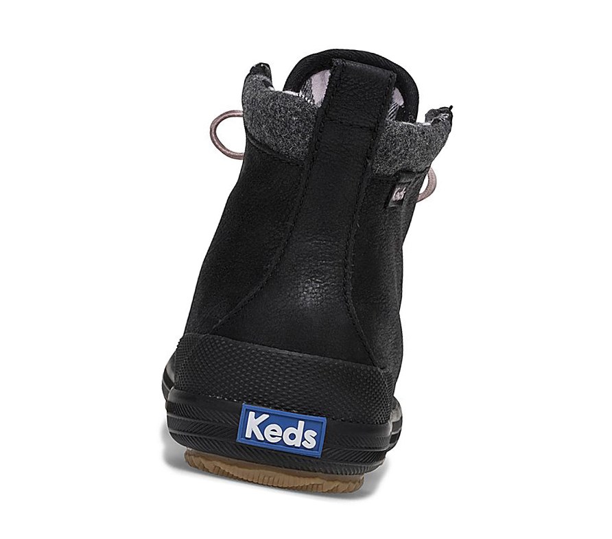 Botas Altas Keds Scout Agua Mujer Negros | TFW563410