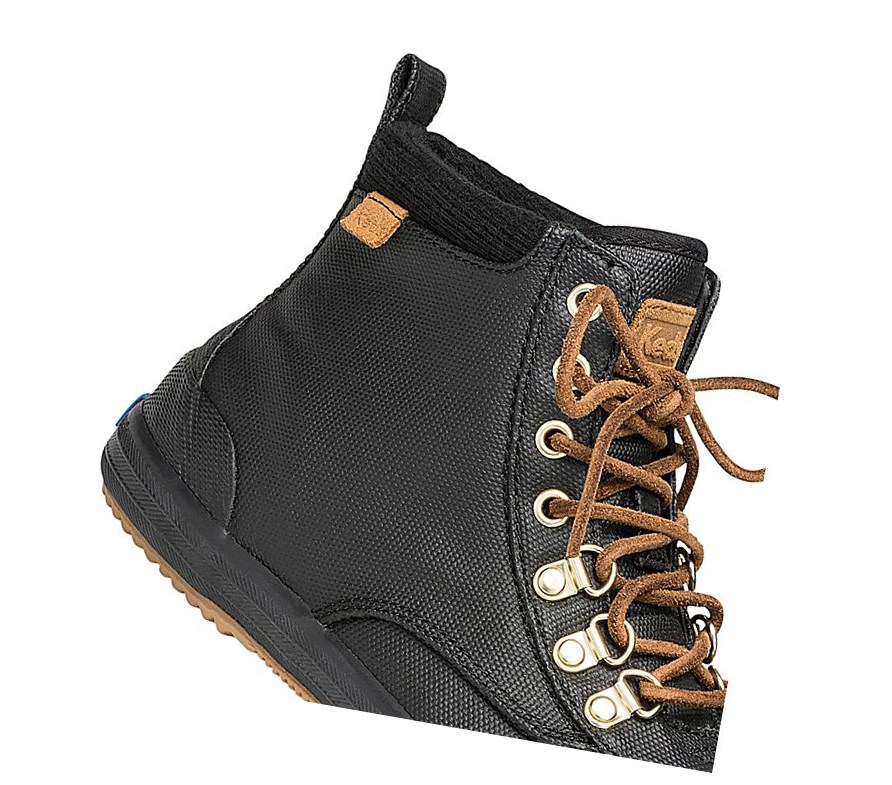 Botas Altas Keds Scout Agua Mujer Negros | YTB851320