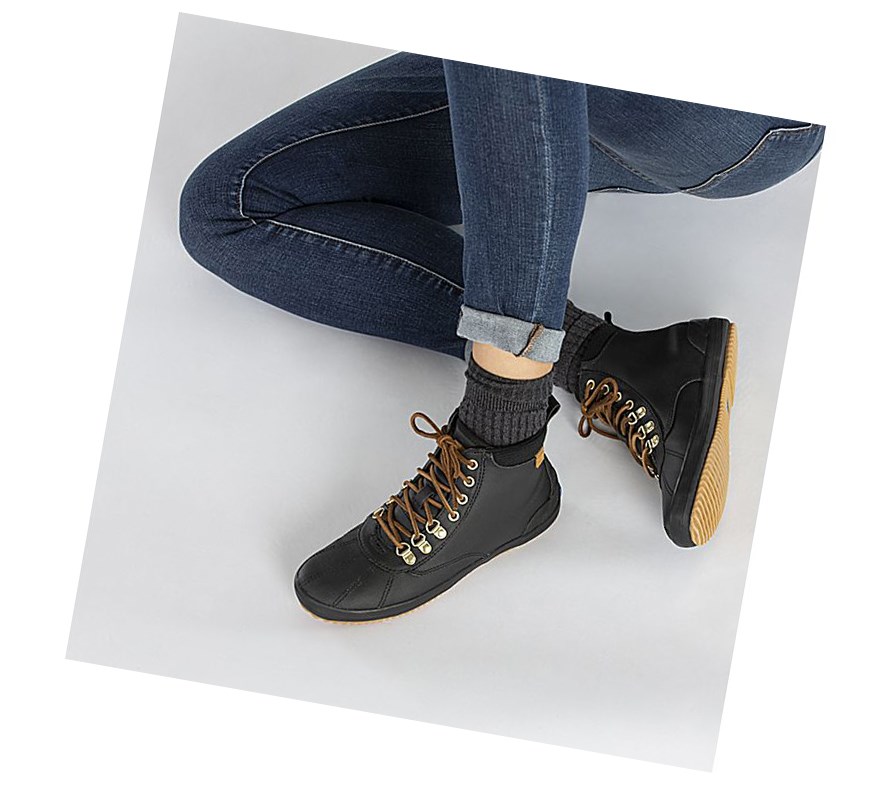 Botas Altas Keds Scout Agua Mujer Negros | YTB851320