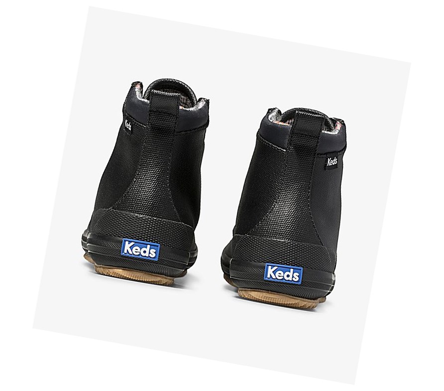 Botas Altas Keds Scout Boot II Agua Mujer Negros | TBJ480519