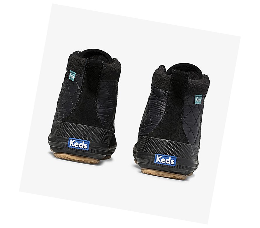 Botas Altas Keds Scout Boot II Agua Mujer Negros | TUS376814