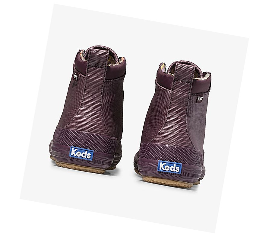 Botas Altas Keds Scout Boot II Agua Mujer Vino | XBP534826