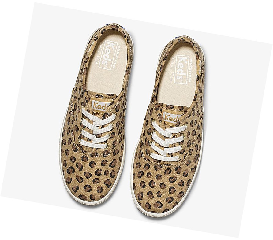 Tenis Keds Big Kid Champion Spring Niños Leopardo | OVZ340816