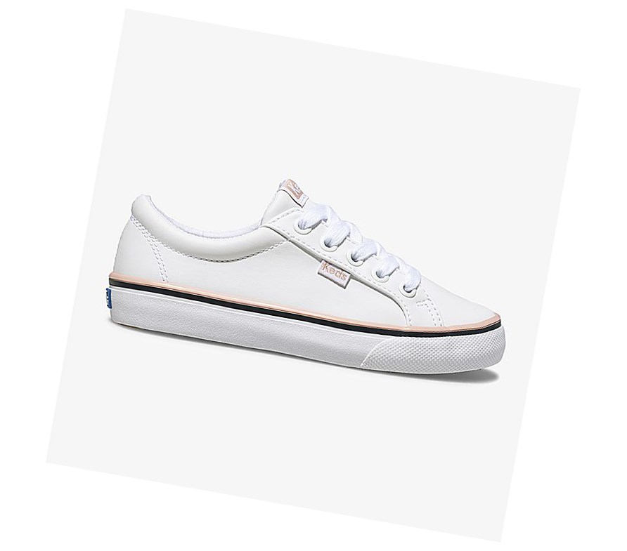 Tenis Keds Big Kid Jump Kick Niños Blancos | CXL108639