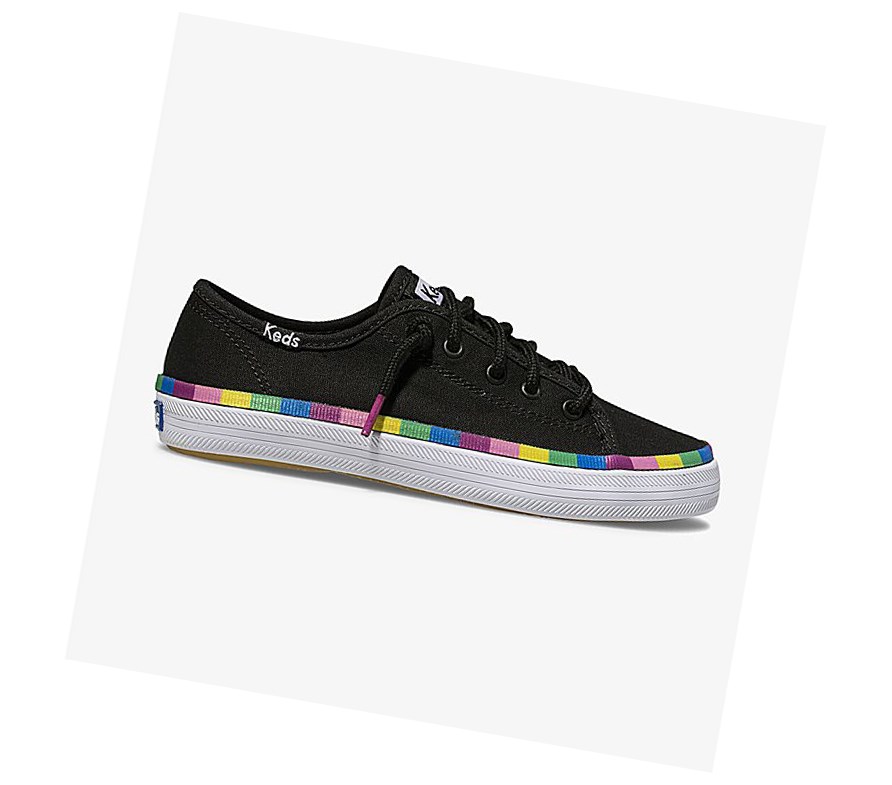 Tenis Keds Big Kid Kickstart Fall Niños Negros Multicolor | UFG493078