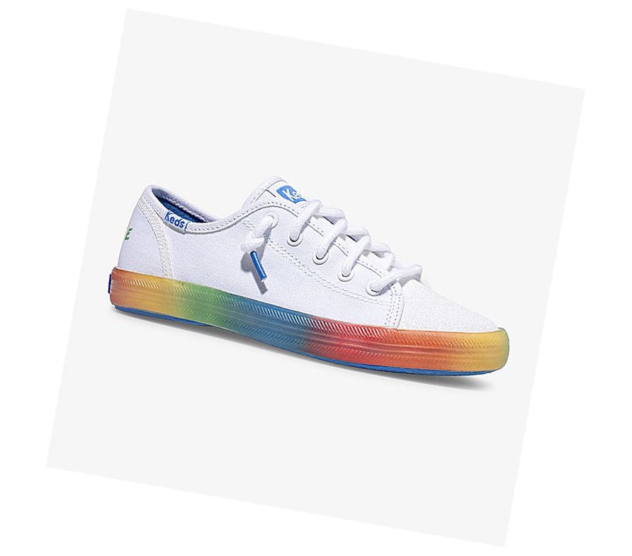 Tenis Keds Big Kid PWR GRL Kickstart Niños Blancos Multicolor | CDE713590