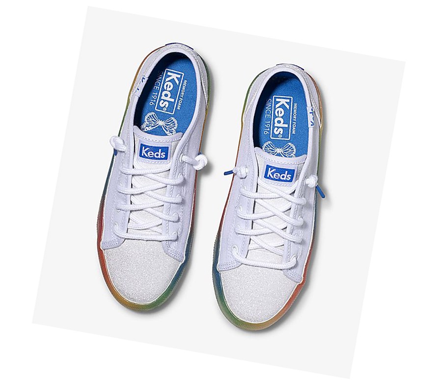 Tenis Keds Big Kid PWR GRL Kickstart Niños Blancos Multicolor | CDE713590