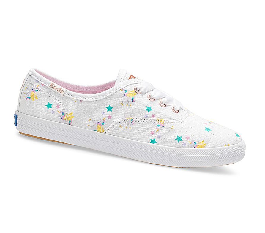 Tenis Keds Big Kid x SUNNYLIFE Champion Unicorn Niños Blancos | WHK307912