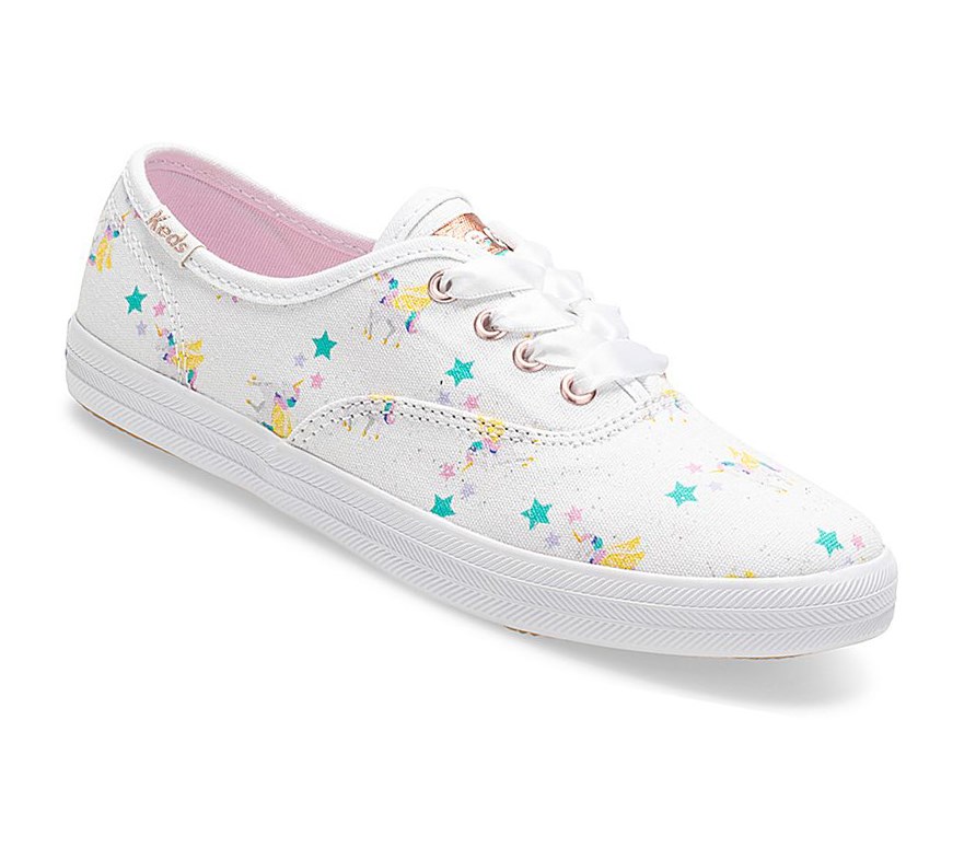 Tenis Keds Big Kid x SUNNYLIFE Champion Unicorn Niños Blancos | WHK307912