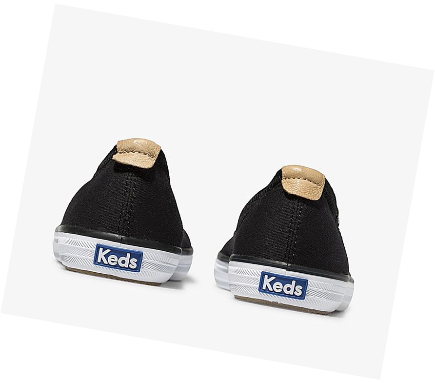 Tenis Slip On Keds Bryn Comodidad Mujer Negros | FPY751649