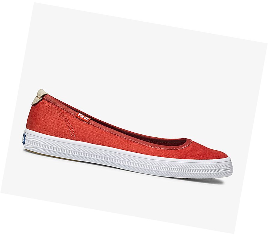 Tenis Slip On Keds Bryn Mujer Rojos | DKW143672