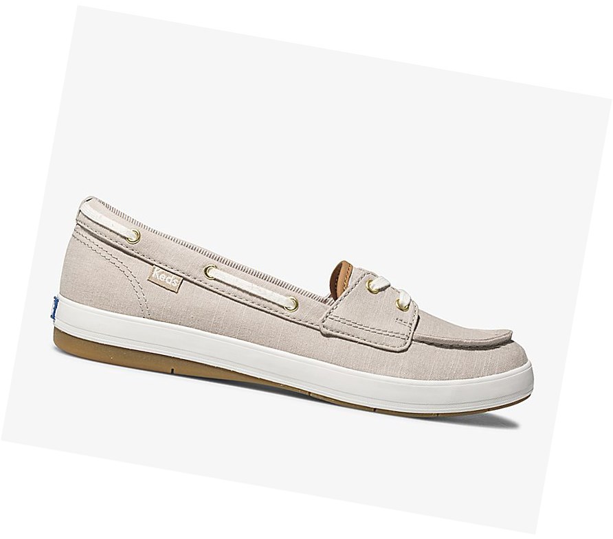 Tenis Slip On Keds Charter Chambray Mujer Amarillos | XOQ027489