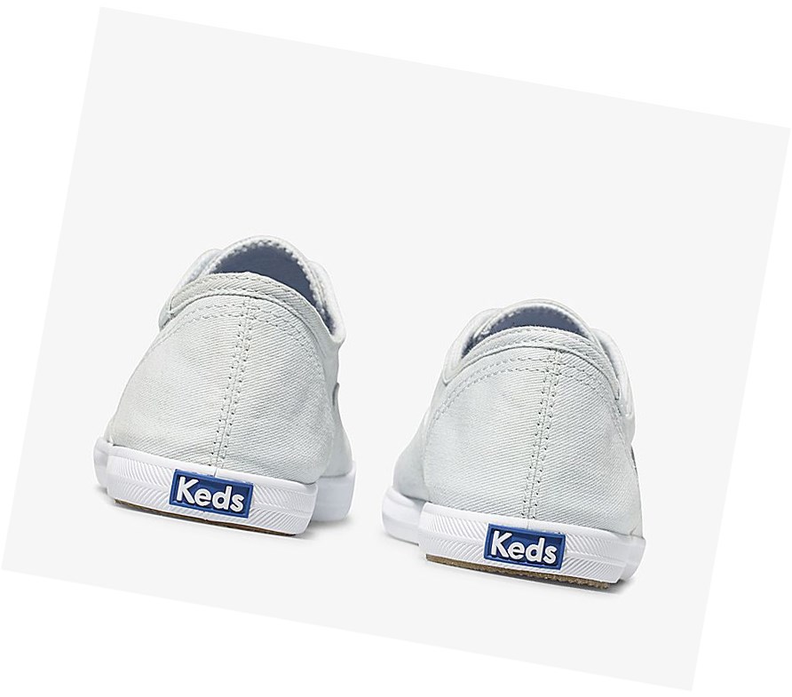 Tenis Slip On Keds Chillax Seasonal Washable Comodidad Mujer Azules | EYX260713