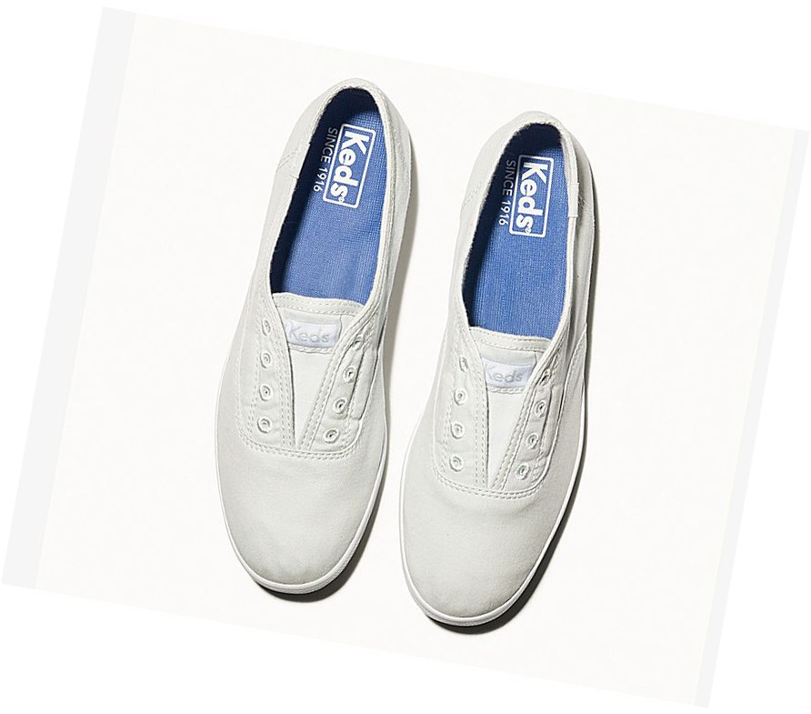 Tenis Slip On Keds Chillax Seasonal Washable Comodidad Mujer Azules | EYX260713