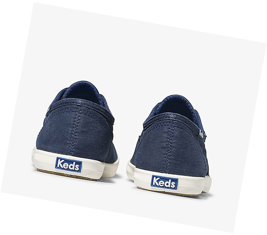 Tenis Slip On Keds Chillax Seasonal Washable Mujer Azules | UCW574238