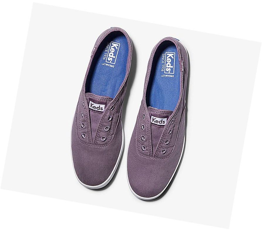 Tenis Slip On Keds Chillax Washable Mujer Morados | LMH497158