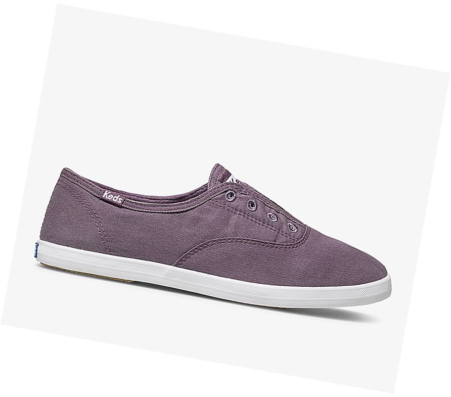 Tenis Slip On Keds Chillax Washable Mujer Morados | LMH497158