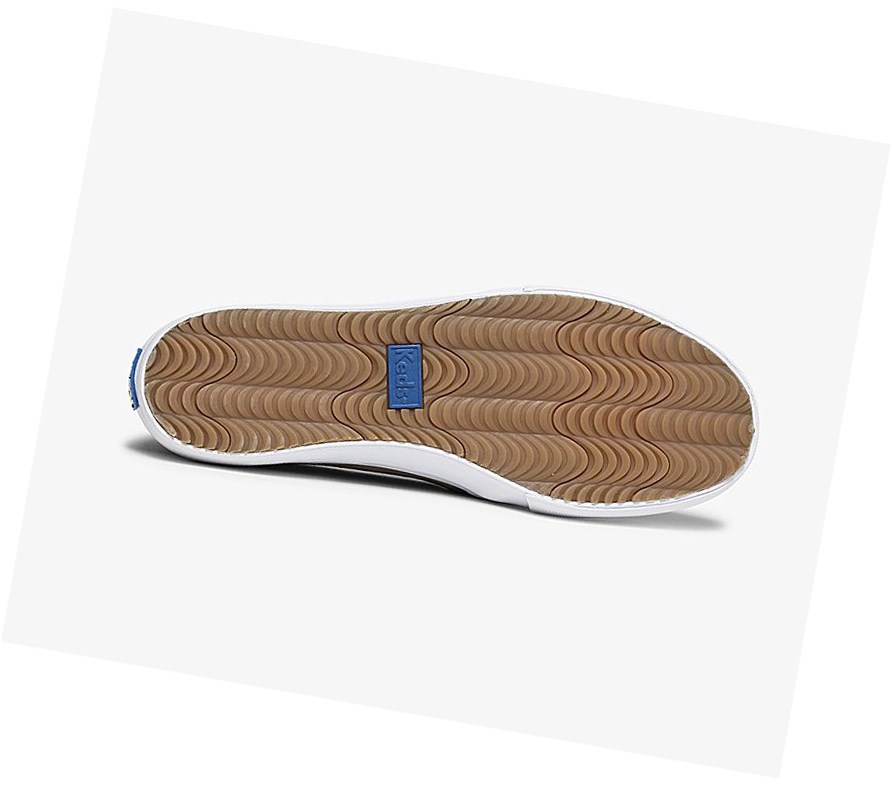 Tenis Slip On Keds Double Decker Gamuza Fall Mujer Grises | OYD672483