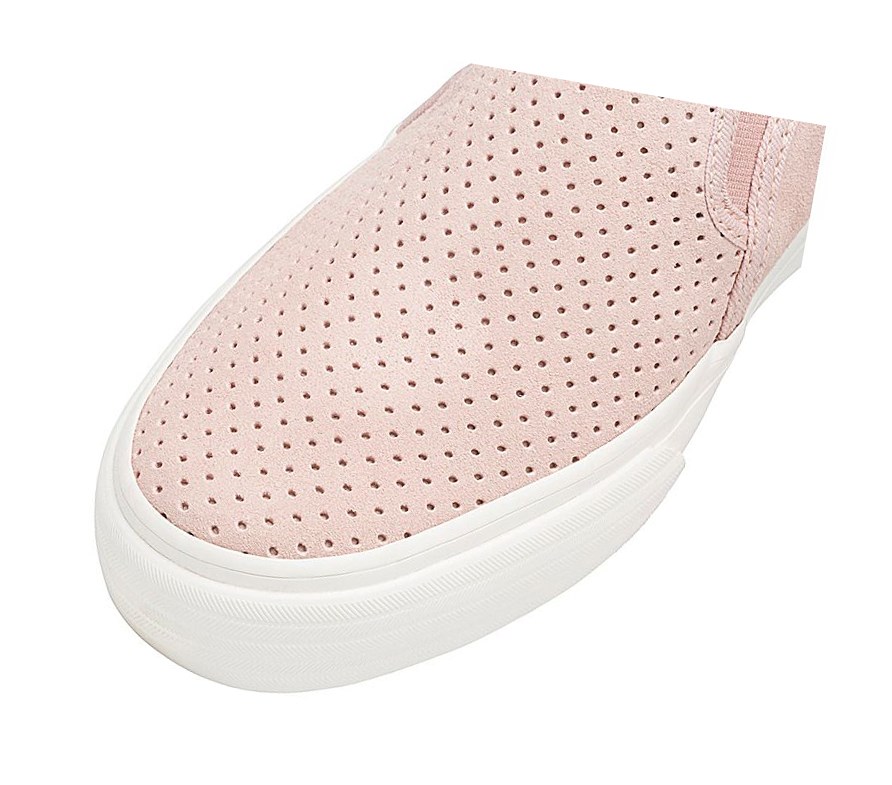 Tenis Slip On Keds Double Decker Perf Gamuza Fall Comodidad Mujer Rosas | AXG463089