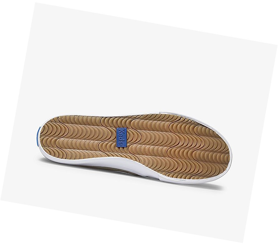 Tenis Slip On Keds Double Decker Perf Gamuza Mujer Grises | VGX160593