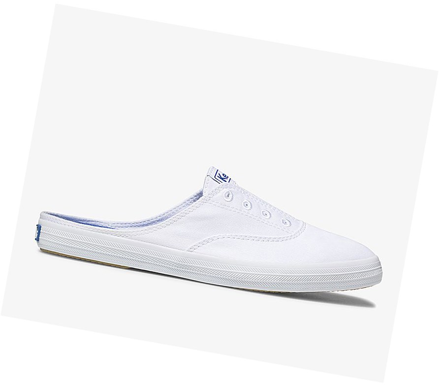 Tenis Slip On Keds Moxie Mule Mujer Blancos | WFJ485712