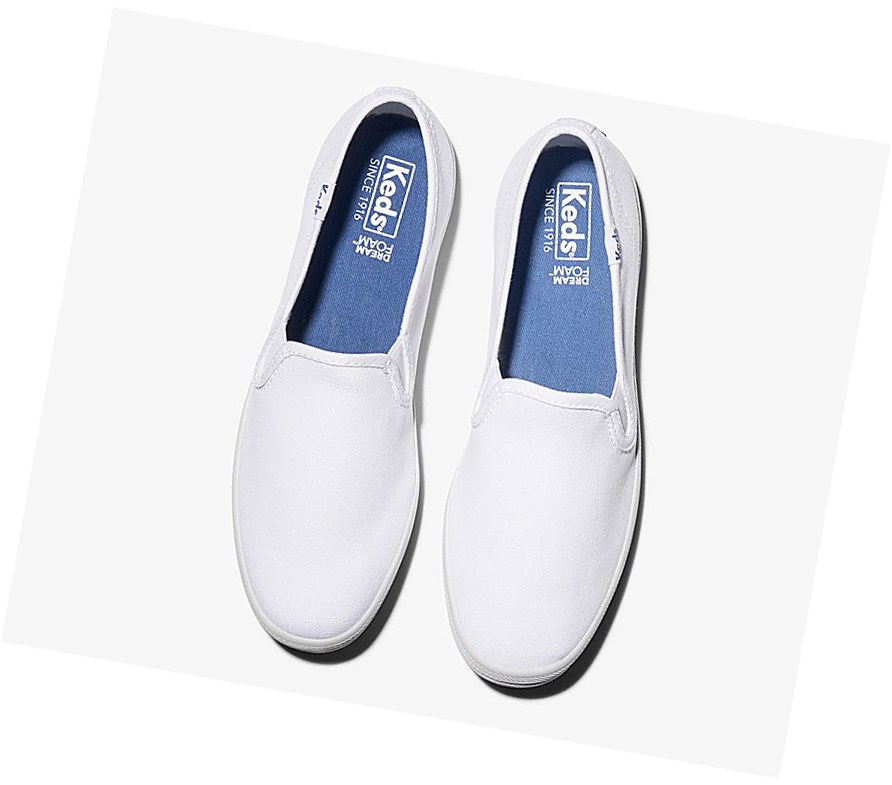 Tenis Slip On Keds Official Site Champion Mujer Blancos | AGL235976