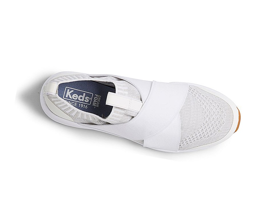 Tenis Slip On Keds Studio Jumper Athleisure Mujer Blancos | WUT968142