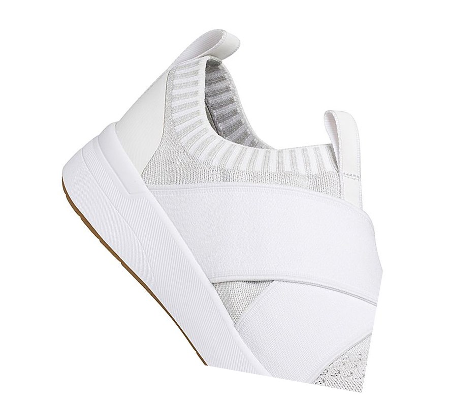 Tenis Slip On Keds Studio Jumper Athleisure Mujer Blancos | WUT968142