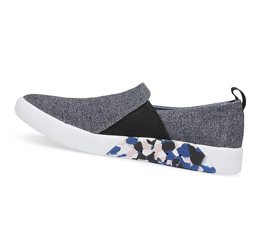 Tenis Slip On Keds Studio Liv Jersey Athleisure Mujer Grises Oscuro | OCH723901