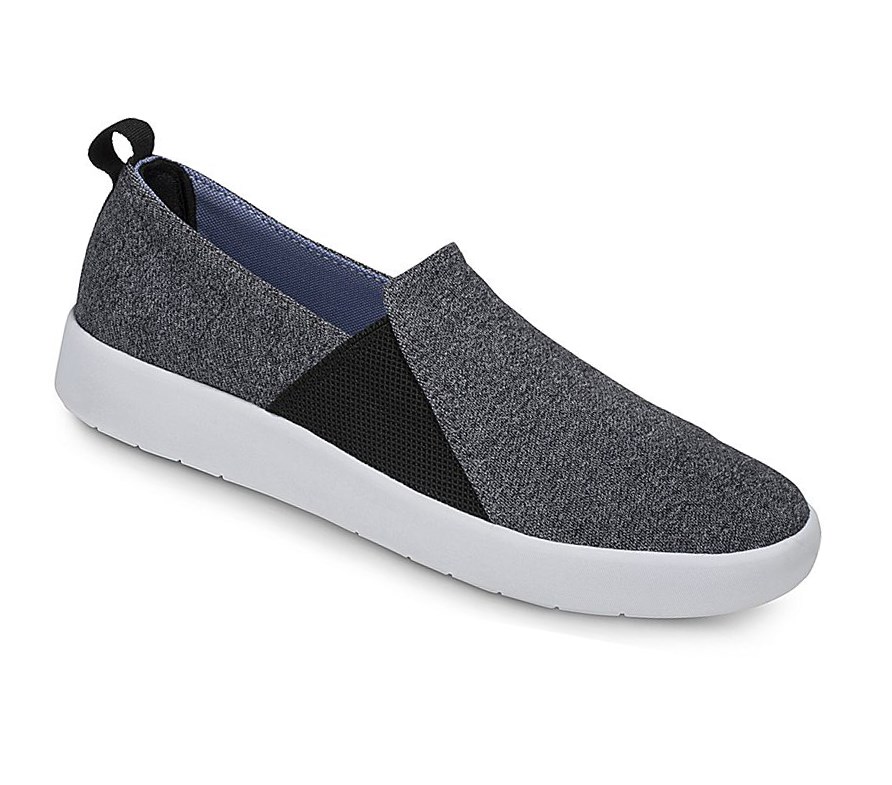 Tenis Slip On Keds Studio Liv Jersey Athleisure Mujer Grises Oscuro | OCH723901