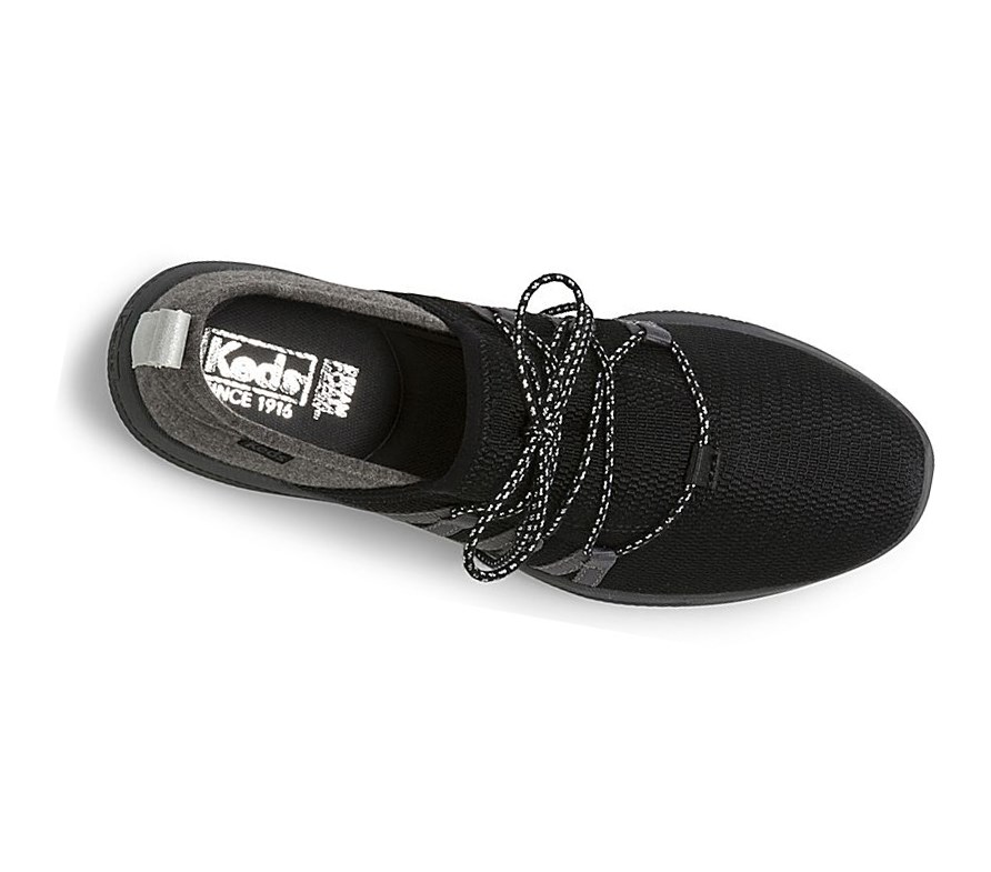 Tenis Slip On Keds Studio Lively Shimmer Mesh Athleisure Mujer Negros | CMO120586