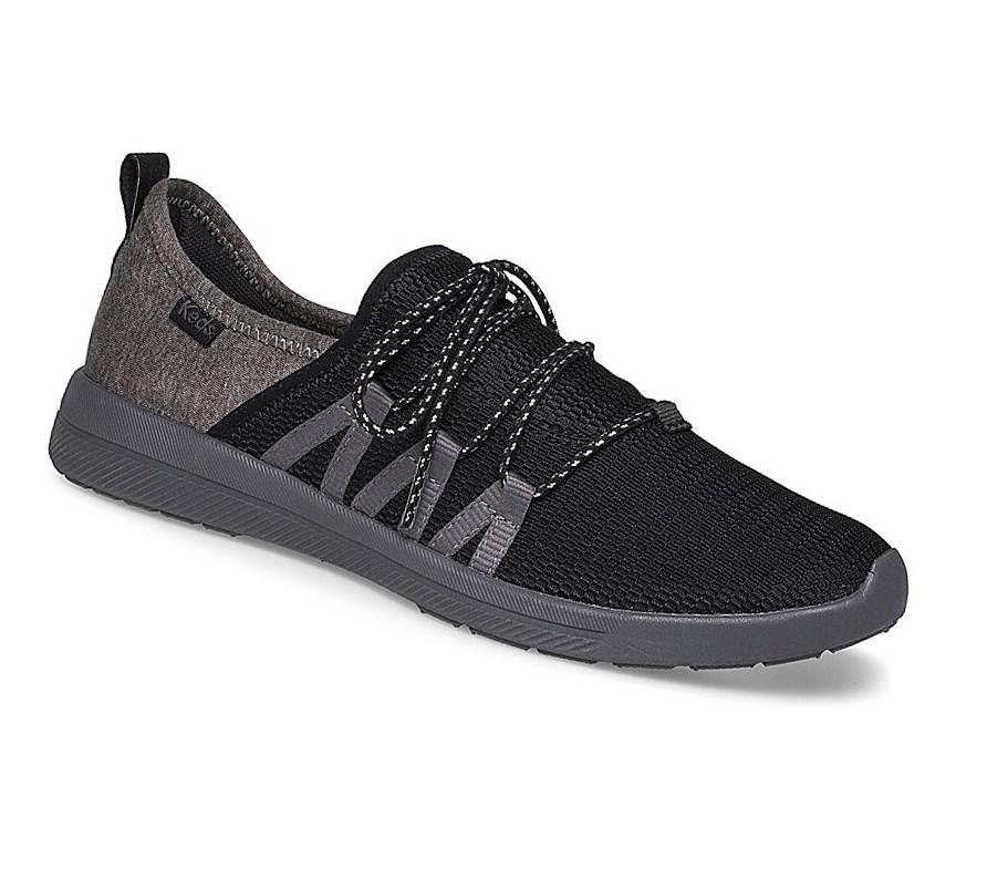 Tenis Slip On Keds Studio Lively Shimmer Mesh Athleisure Mujer Negros | CMO120586