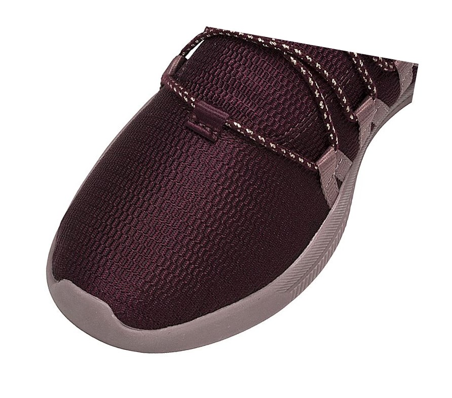 Tenis Slip On Keds Studio Lively Shimmer Mesh Athleisure Mujer Vino | ZFQ487125