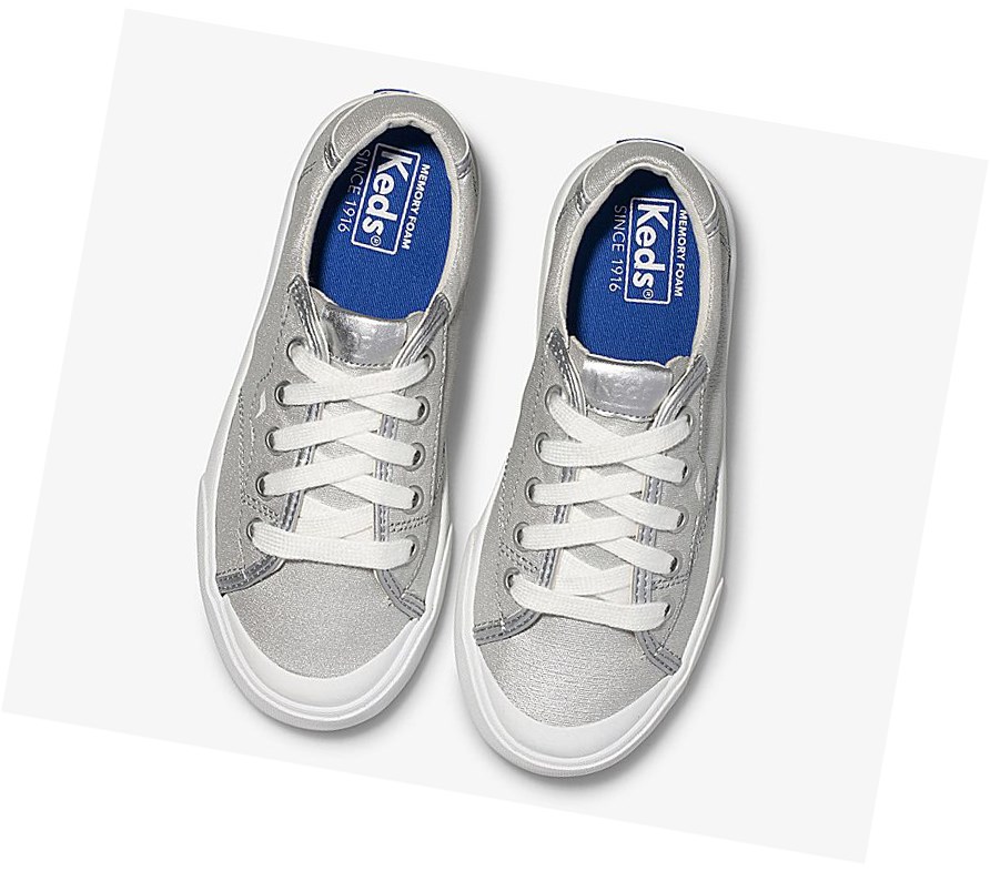 Zapatos Casuales Keds Big Kid Crew Kick '75 Spring Niños Plateados | DRT162983