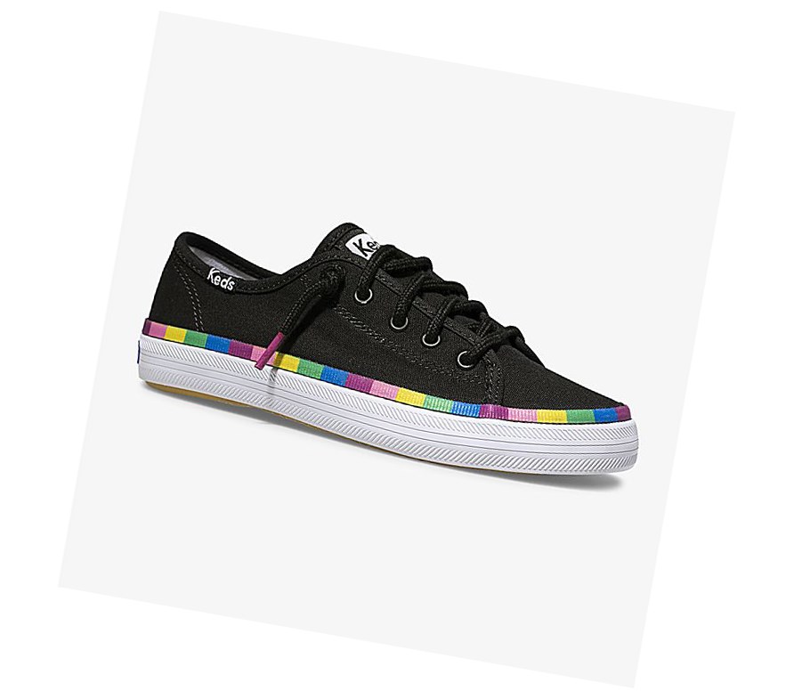 Zapatos Casuales Keds Big Kid Kickstart Fall Niños Negros Multicolor | LJH789054