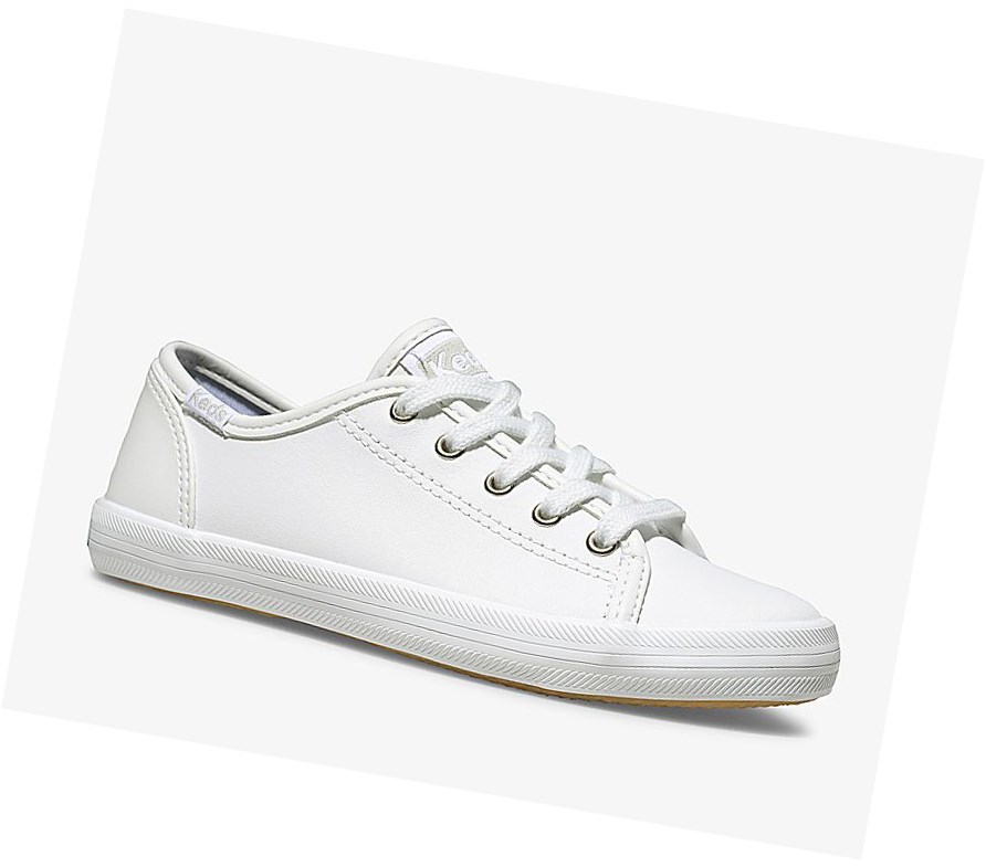 Zapatos Casuales Keds Big Kid Kickstart Core Niños Blancos | RIE718534