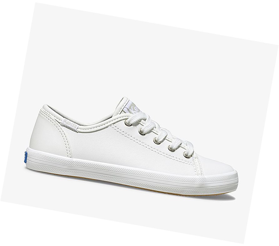 Zapatos Casuales Keds Big Kid Kickstart Core Niños Blancos | RIE718534