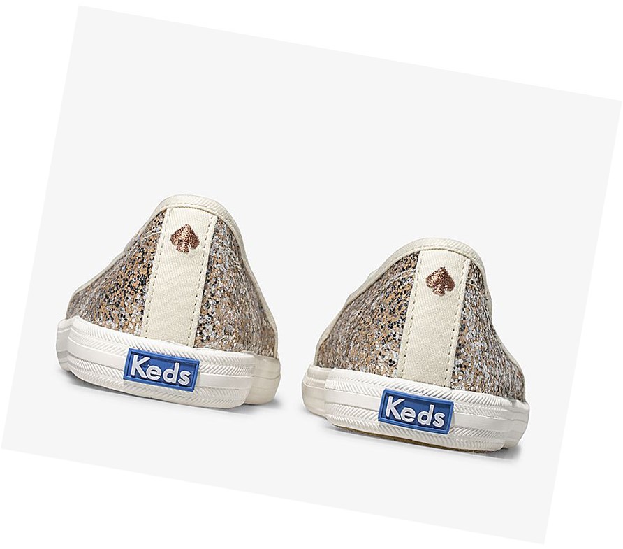 Zapatos Casuales Keds Big Kid x kate spade new york Double Decker Metallic Glitter Niños Multicolor | RMP465829