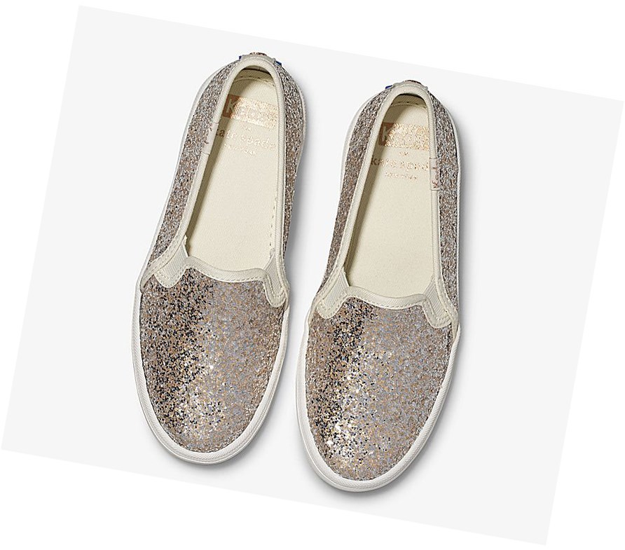 Zapatos Casuales Keds Big Kid x kate spade new york Double Decker Metallic Glitter Niños Multicolor | RMP465829