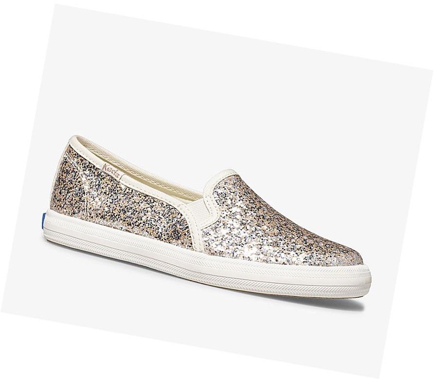 Zapatos Casuales Keds Big Kid x kate spade new york Double Decker Metallic Glitter Niños Multicolor | RMP465829